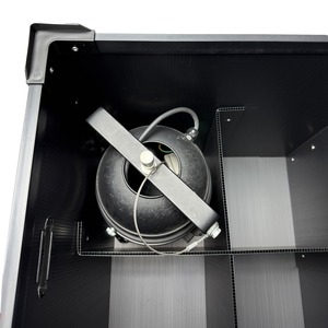 プラダン照明ケース PAR64ロング/LED 舞台照明用 ダンプラケース 【４灯入り】【積み重ね可能】