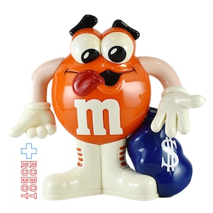 M&M's オレンジ マネーバッグ 貯金箱 エムアンドエムズ