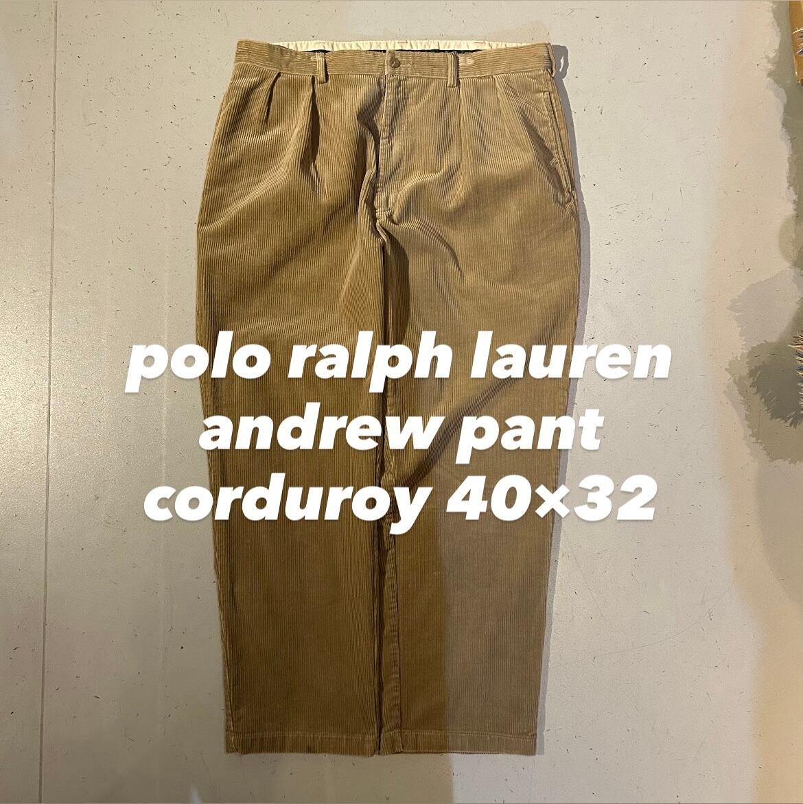 polo ralph lauren andrew pant corduroy pant 35×30 ポロラルフ