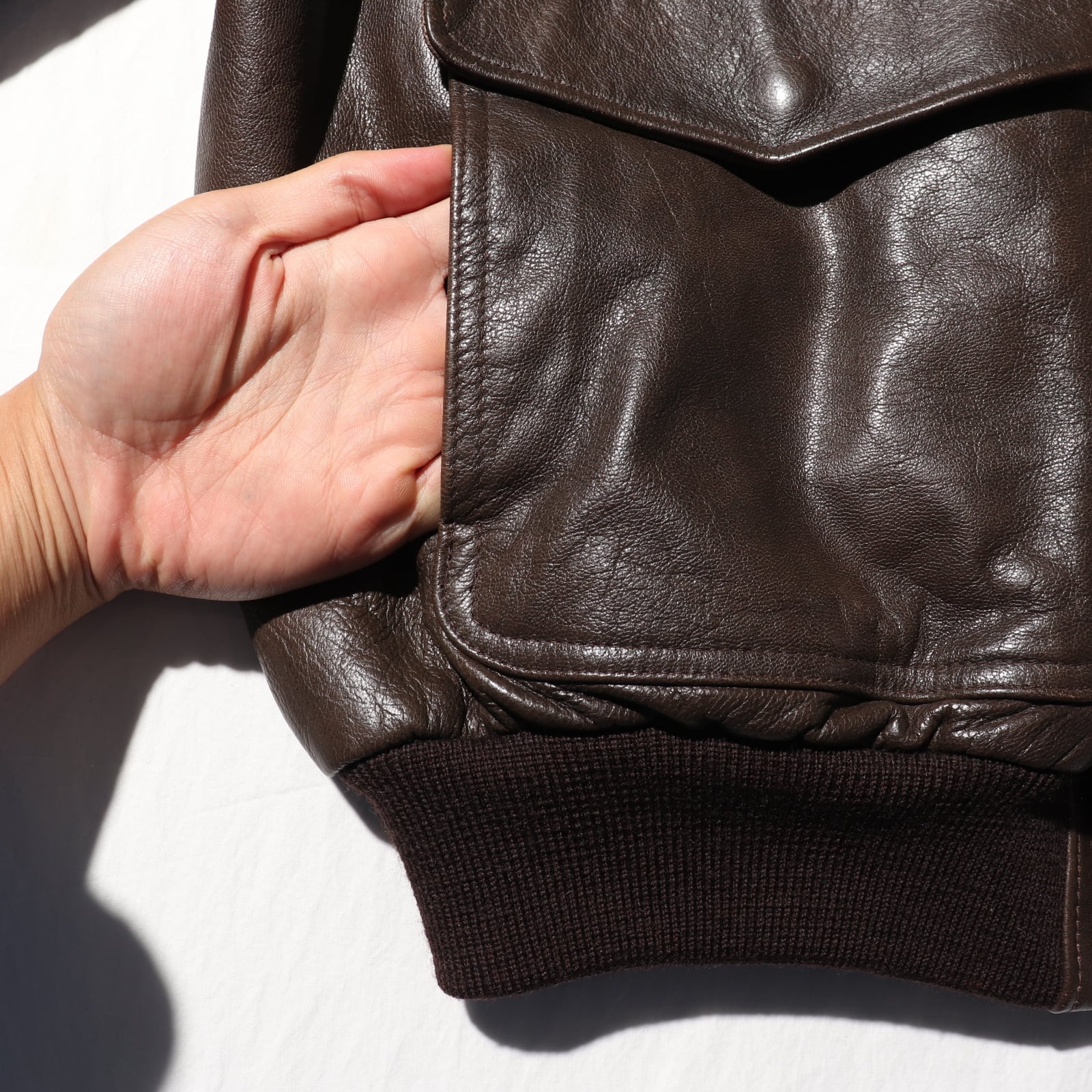 美品 XL USA Thinsulate中綿 エルエルビーン A-2 レザー 美品 XL USA Thinsulate中綿 エルエルビーン A-2 レザー