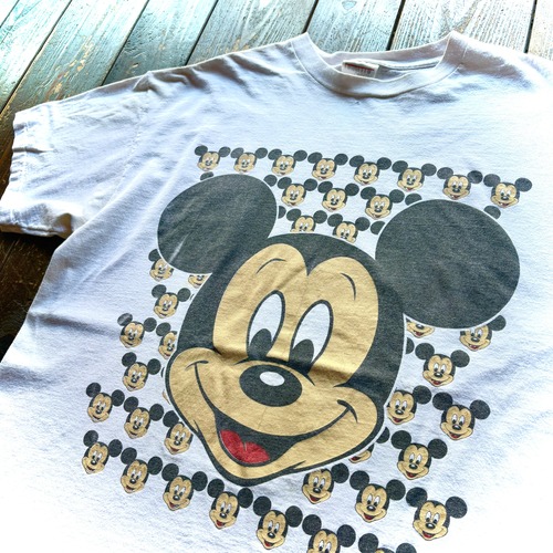 90's ONEITA Body BOOT？？Subliminal Print MICKEY T-Shirt  - MADE IN MEXICO - /  Size  X- LARGE