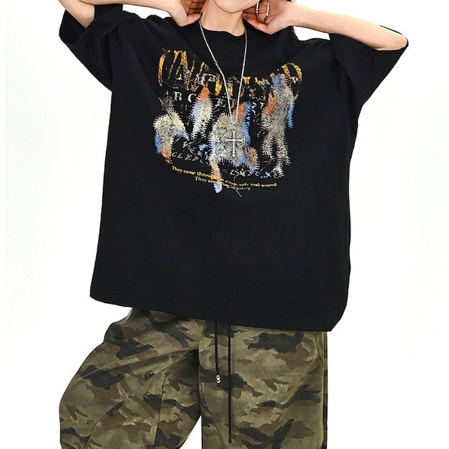 ペイントシーンアートルーズTシャツ
2col R01706