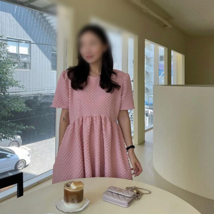 パターンジャカードドレス33139