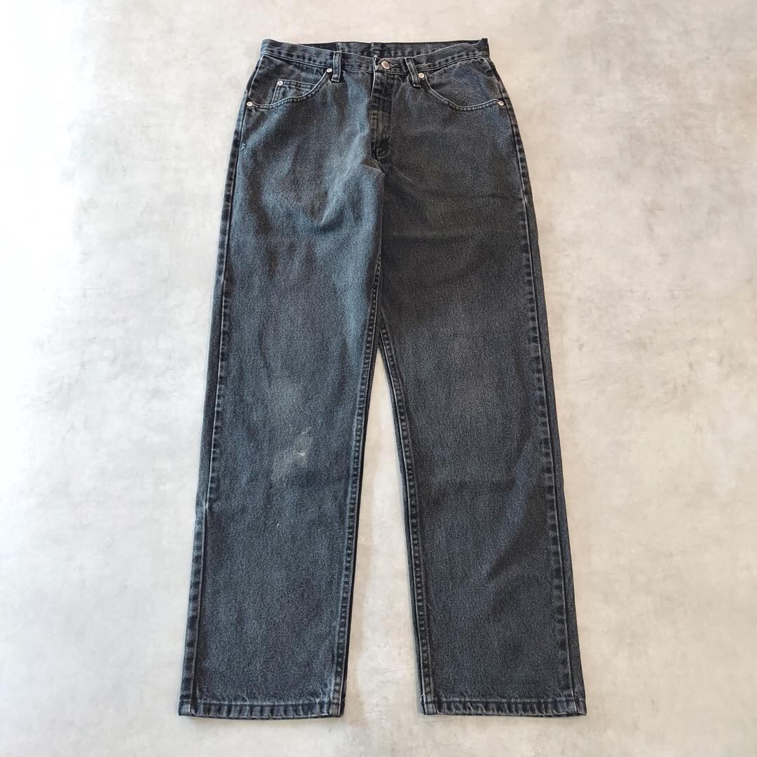 Wrangler ラングラー W32 ブラックデニム ボトム 黒 14724