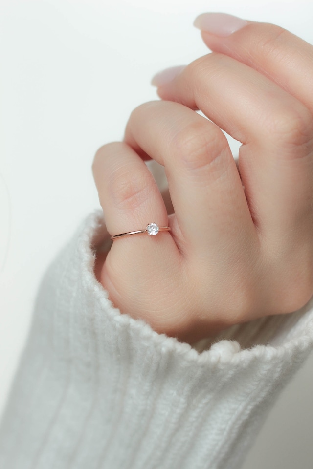 One Carat Pinky Ring