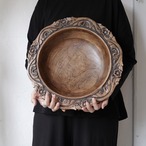 マンゴーウッドカービングボウル L