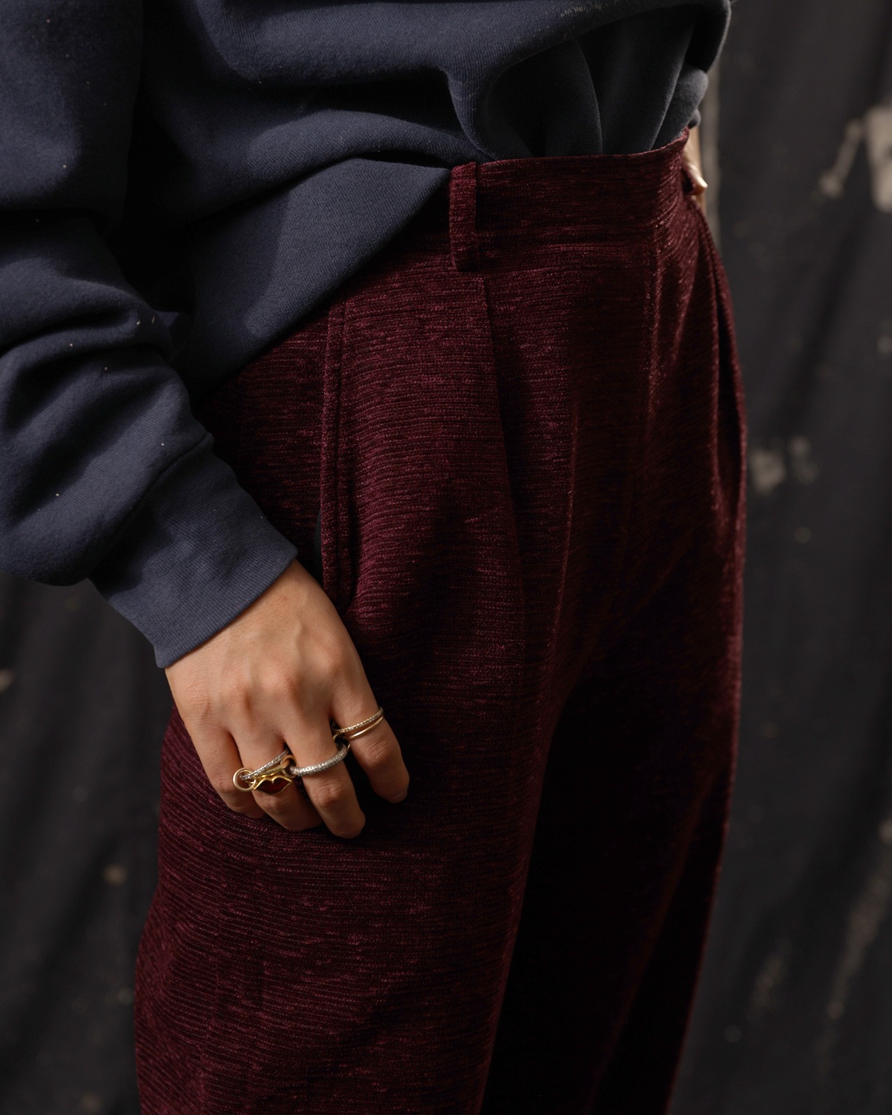 1980's Saint Laurent - Rive Gauche / Side Zipper Pants