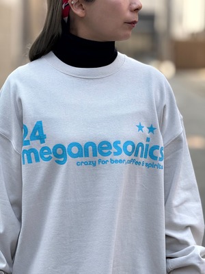 【 meganesonic 2024 ロンT 】フロストグレー／ユニセックス