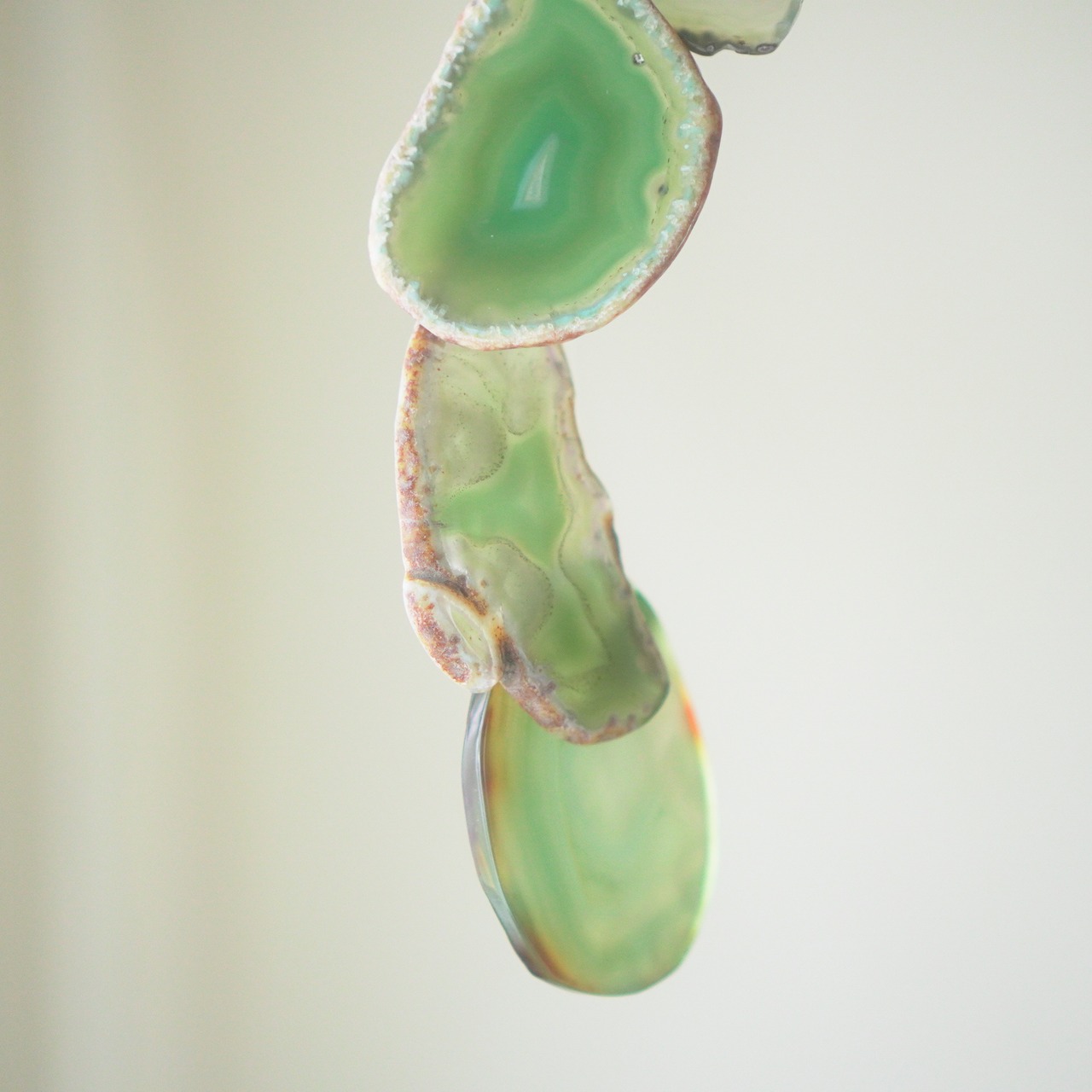 Warm Forest - アゲートヒーリングチャイム / Agate Sun Catcher Wind Chime 569