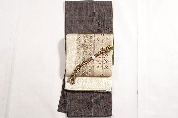 大島紬 R9110301 コーディネート4点セット 都喜衛門大島紬【未使用品