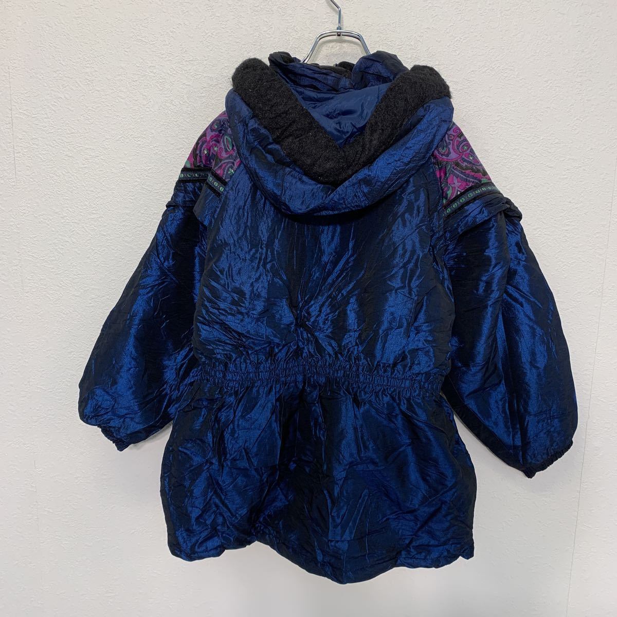 big chil レディース 中綿 ナイロン ジャケット L ネイビー ビッグチル