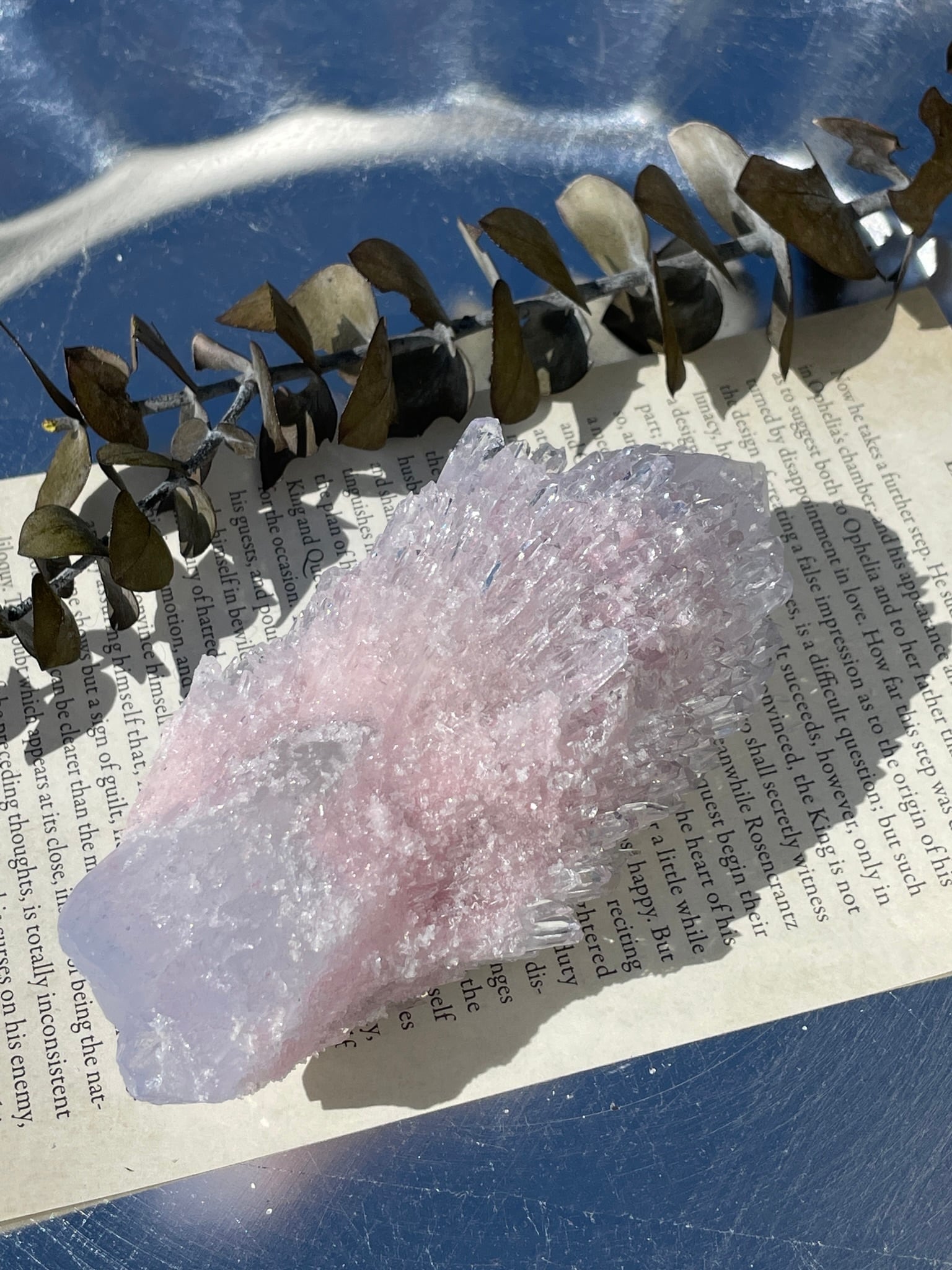 ☆大幅お値下げ中☆レアアイテム！イリデッセント水晶 (インド産) 虹が