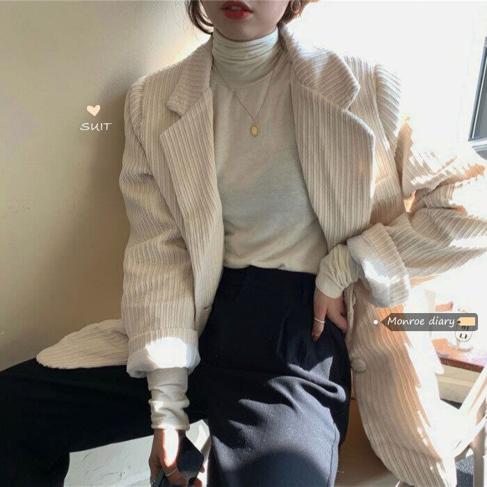 レッドジャケット オータムウィンタースタイルブラックトップス ストリート 秋物 冬物 モンロー71496600335