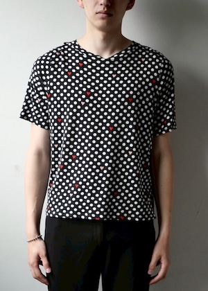 heart print tee