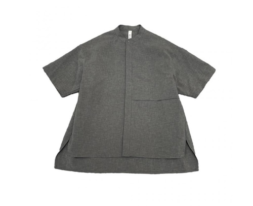 MOUN TEN.(マウンテン)/ re-polyester toropical SS shirt / gray / 95,110,125,140