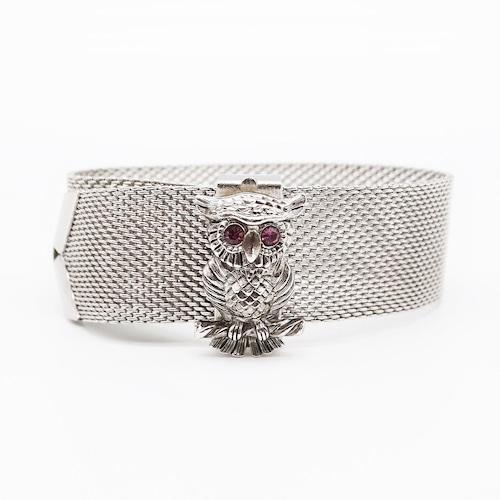 「SARAH COVENTRY」70s USA vintage owl bracelet