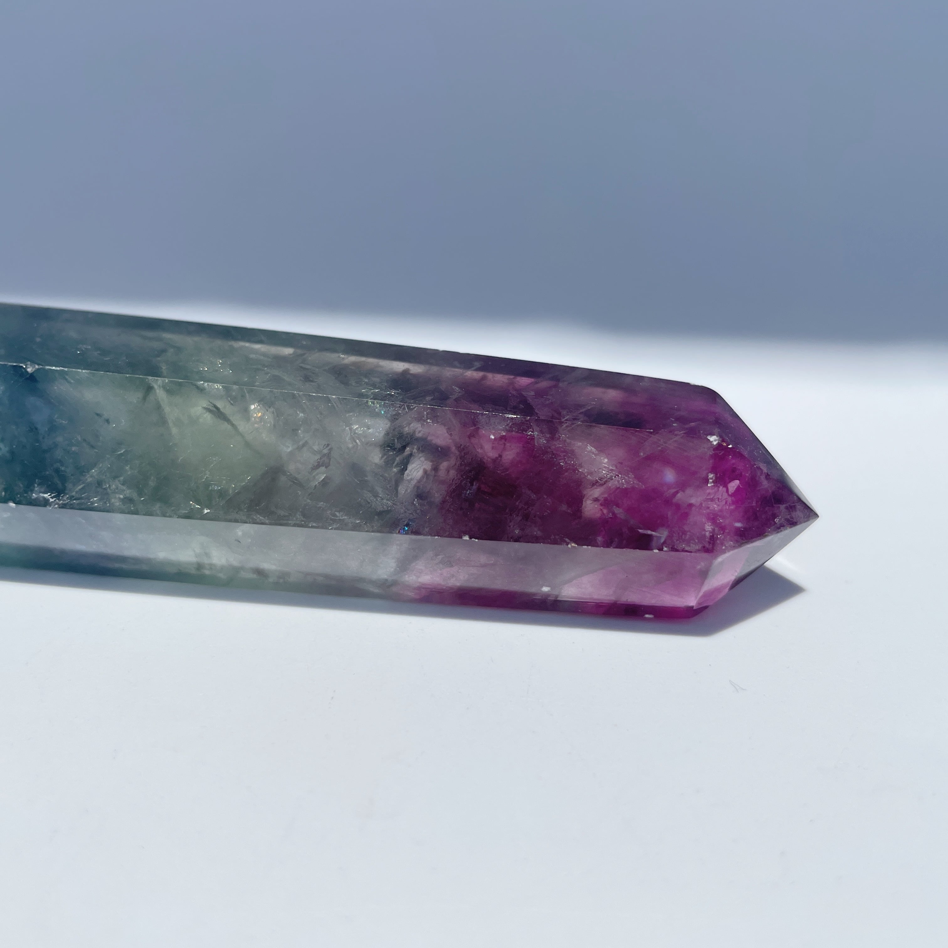 レインボーフローライト タワー型94◇Fluorite◇天然石・鉱物