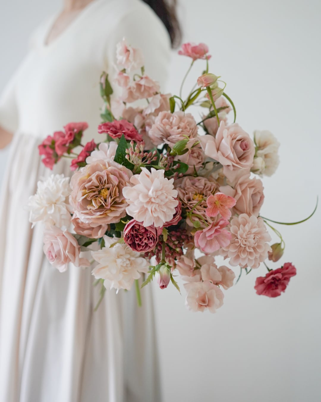 〈レンタルブーケ〉Dusty Rose