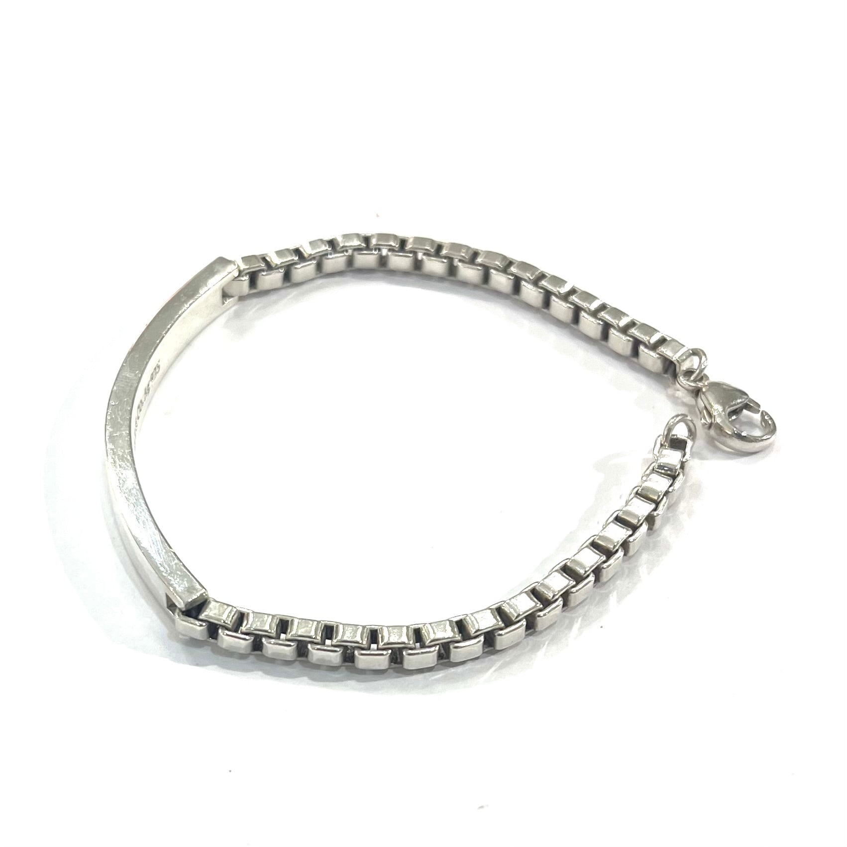 TIFFANY&CO.】2778 名作。ティファニー ID ベネチアンチェーン