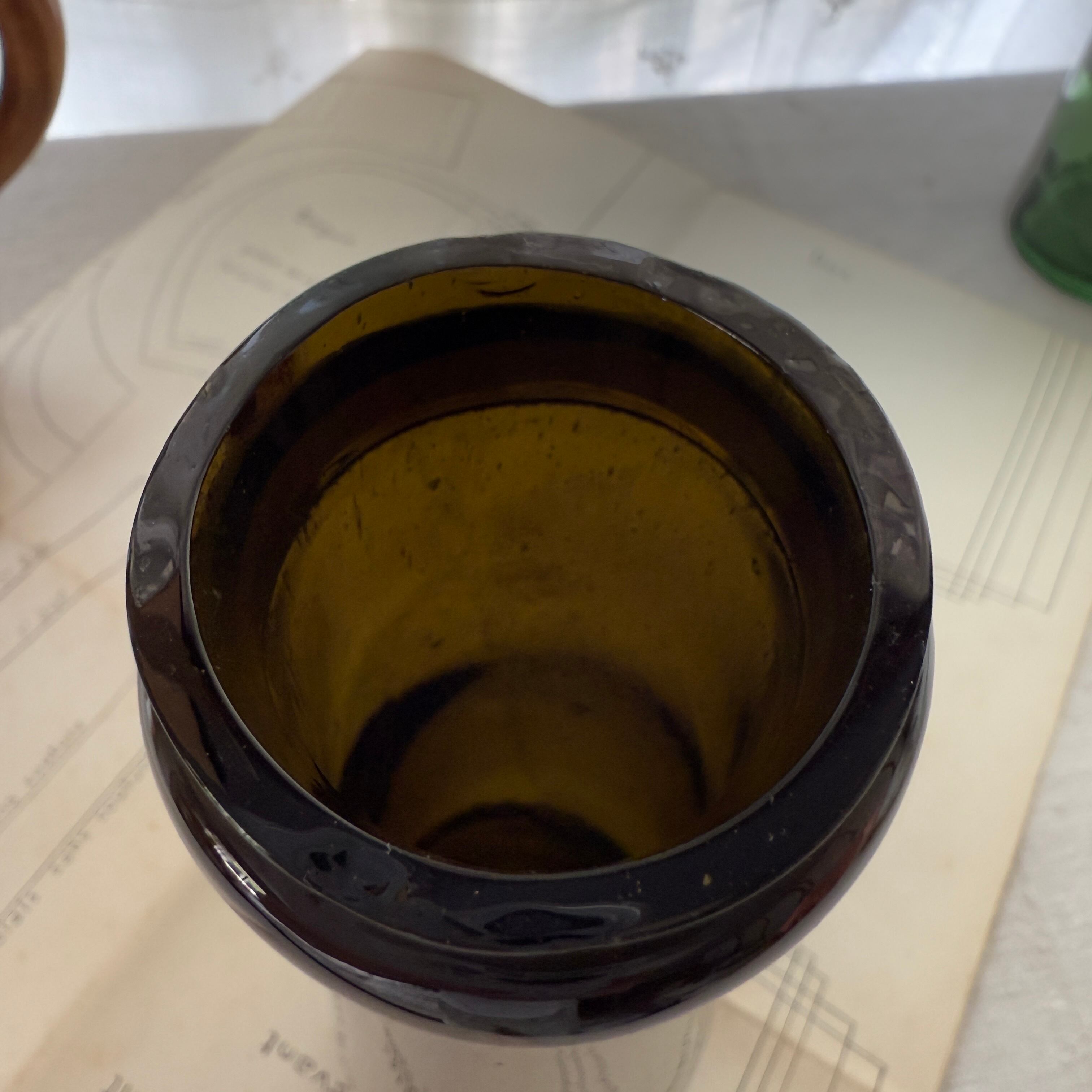19th Century French Antique Truffle Strage Bottle/19世紀のトリュフ
