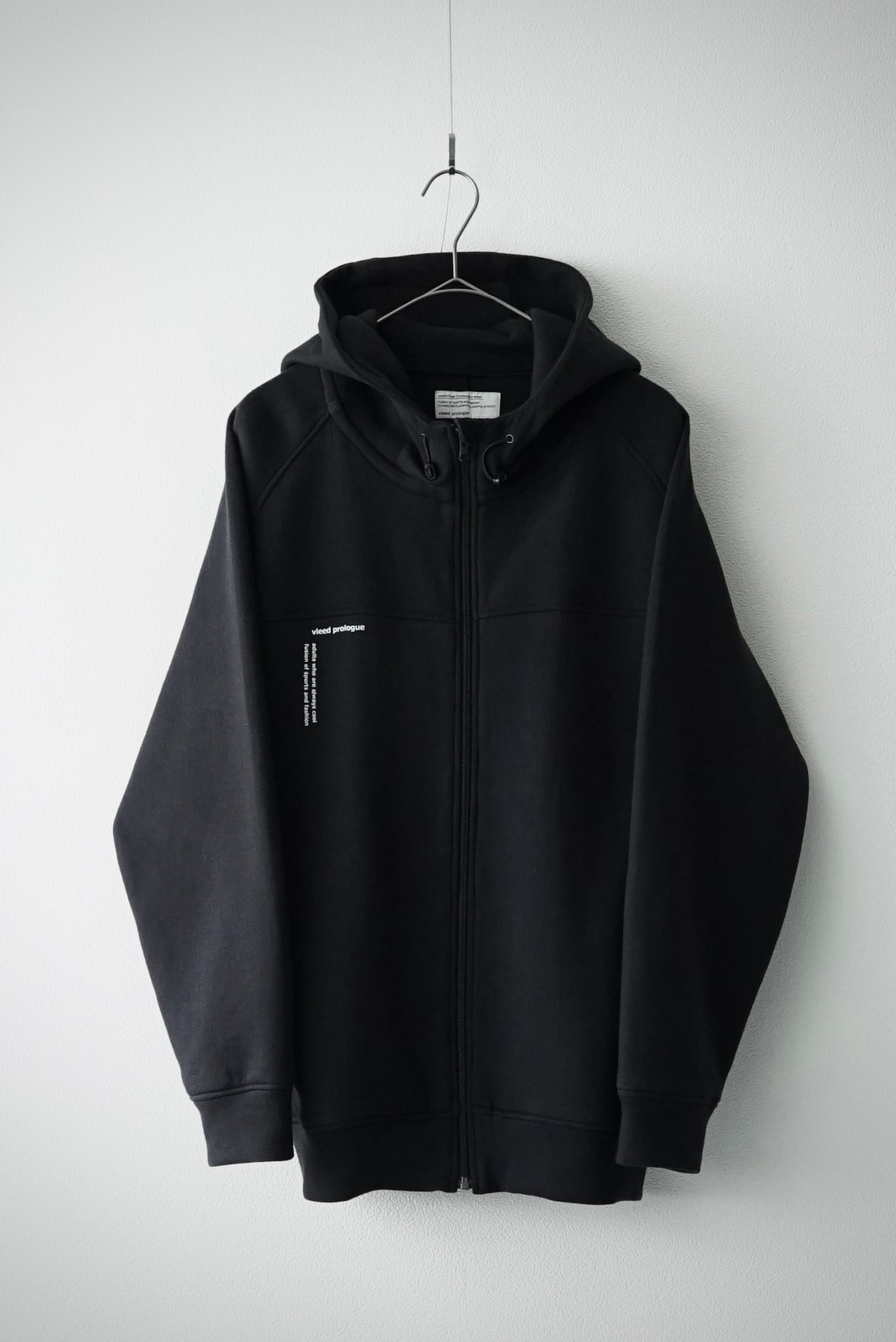 Multi High Function Double Knit / Zip Hoodie (SUMIKURO x WHITE)