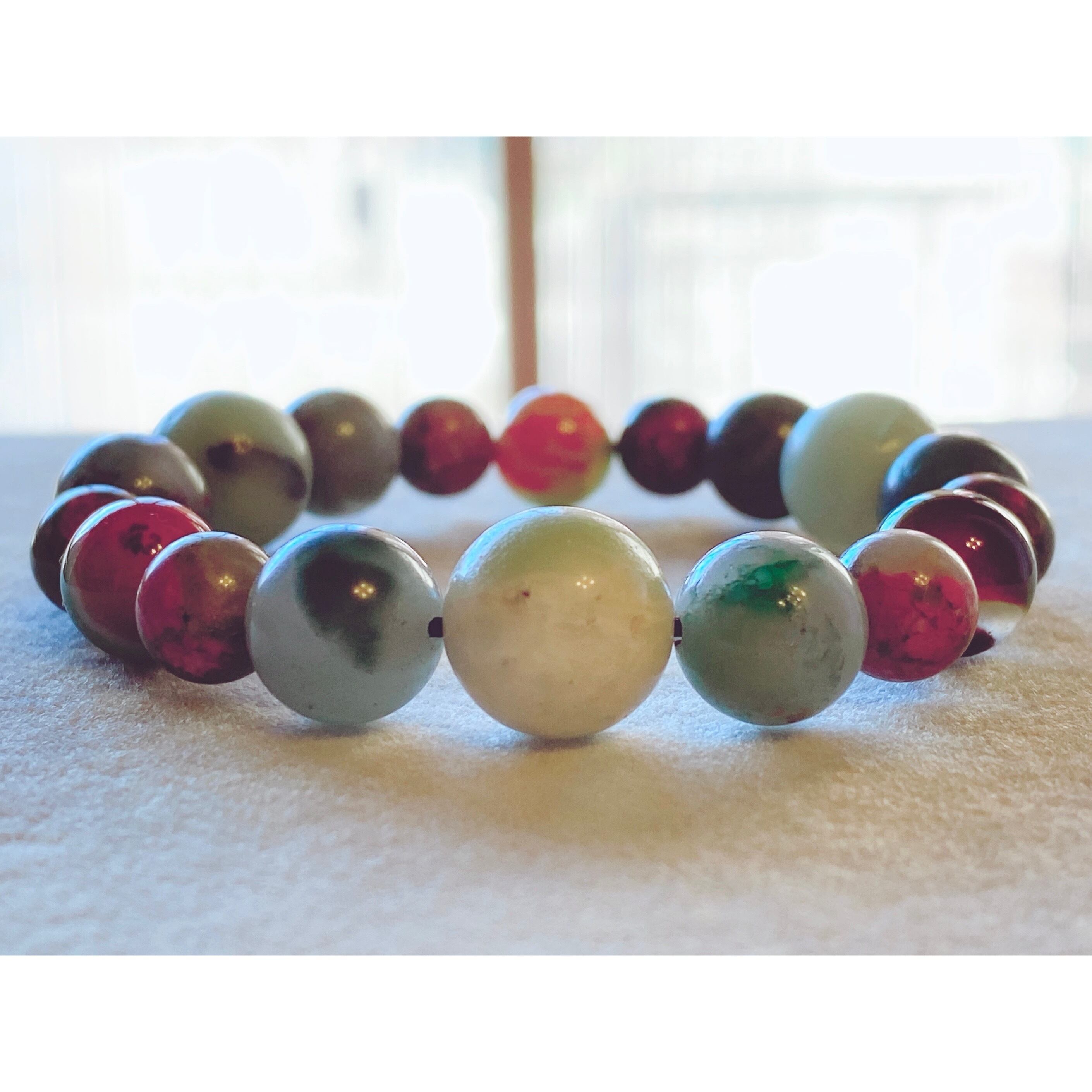 P03【風水】アマゾナイト 天然石 パワーストーン 幸運 ヒーリング 占い