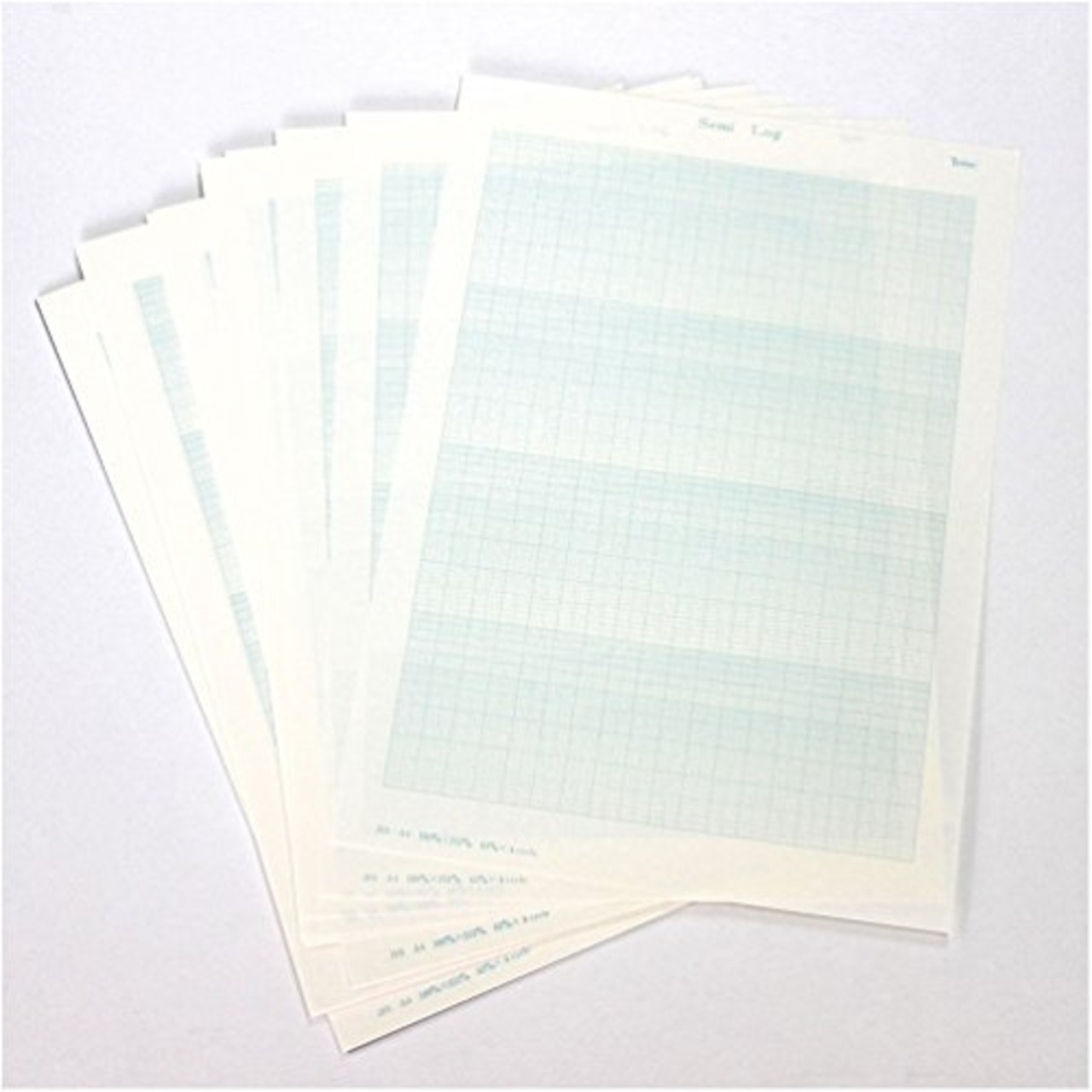 SAKAEテクニカルペーパー 片対数グラフ用紙 上質紙 A4 50枚 アイ色 A4-4片1