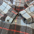 80s George Richards ウールジャケット 青チェック ヴィンテージ アメカジ