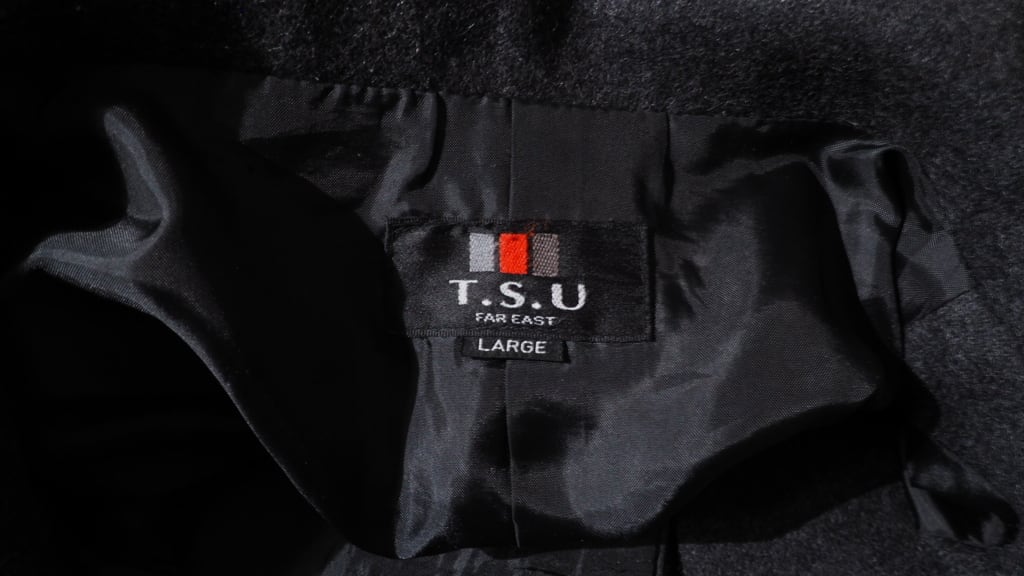 2000s Deformation mode silhouette neck wool long coat