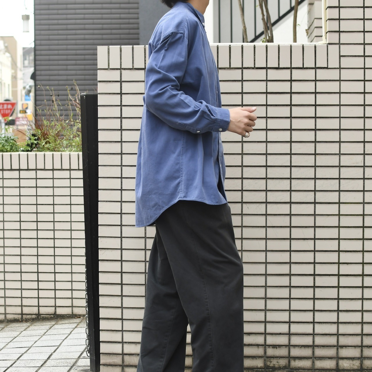 HANG TEN cotton twill BD shirt