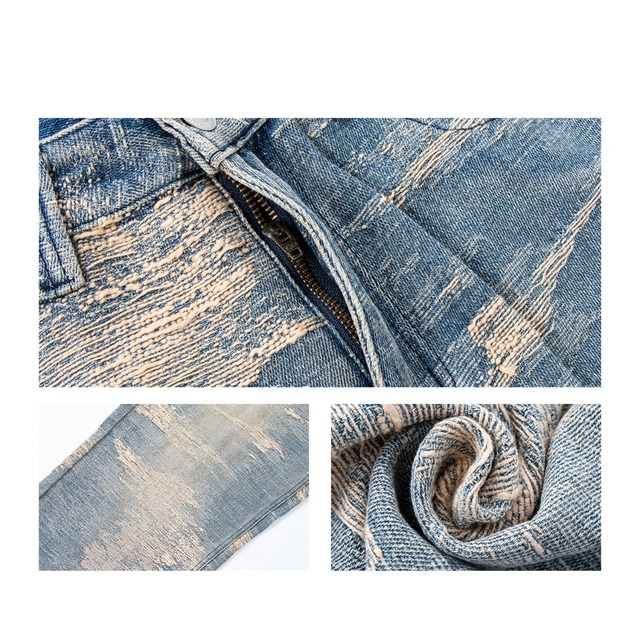 ラフエッジウォッシュワイドデニムパンツ   R01200