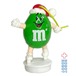 M&M's 1989 サンタハットピーナッツグリーン スケート クリスマスオーナメント