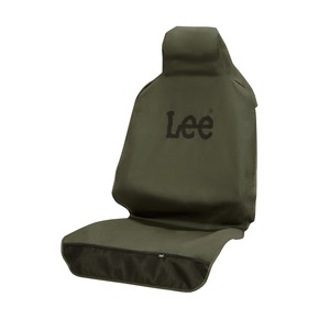 【在庫のみ】ボンフォーム(BONFORM) シートカバー Lee 防水仕様 グリーン 前席 フリーサイズ キズや汚れに強い 簡単取り付け 収納ポケット付 撥水 リー 4103-10GN
