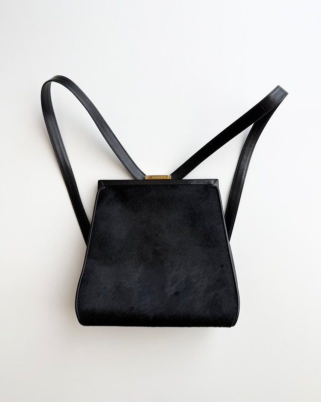 FW1996 GUCCI BY TOM FORD PONEY CALF BACKPACK
