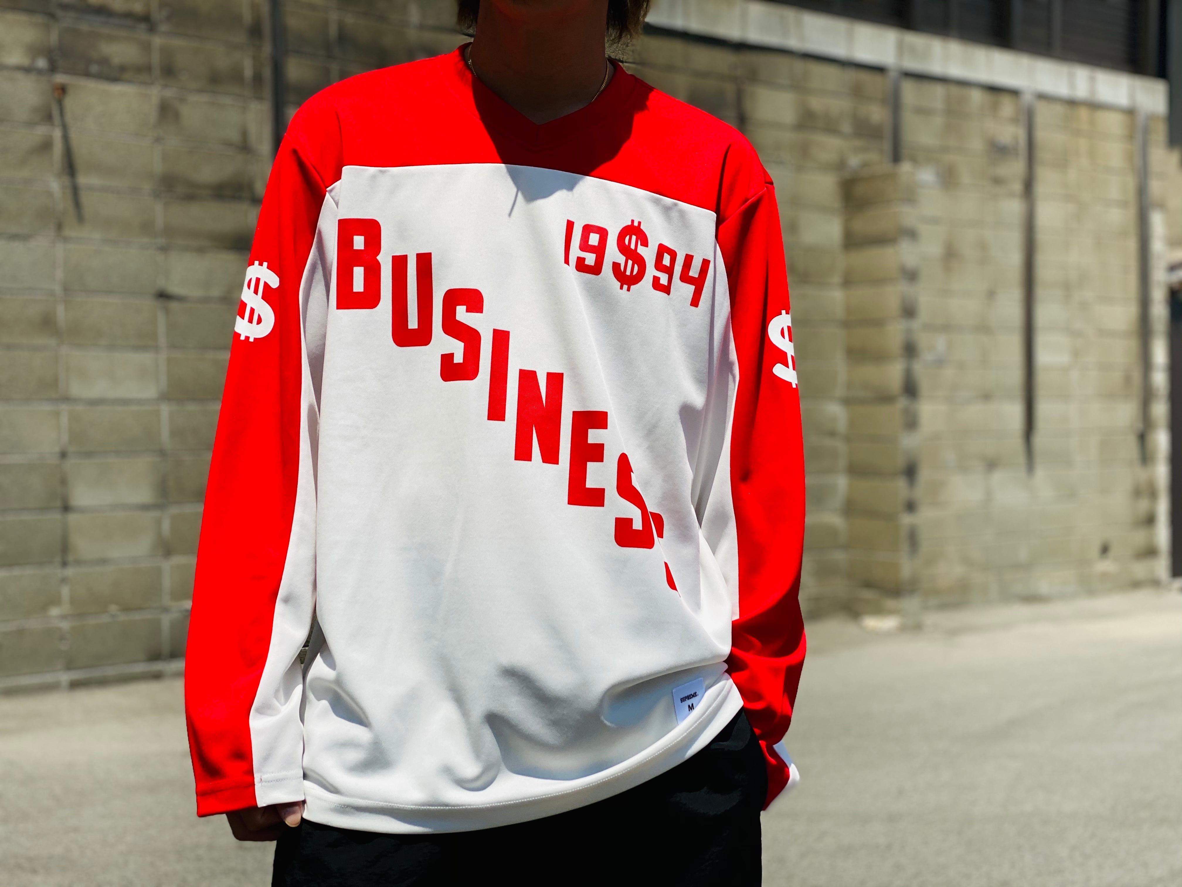 Supreme 20SS business hockey jersey WHITE RED MEDIUM 60JF6860 Supreme 20SS business hockey jersey WHITE RED MEDIUM 60JF6860
