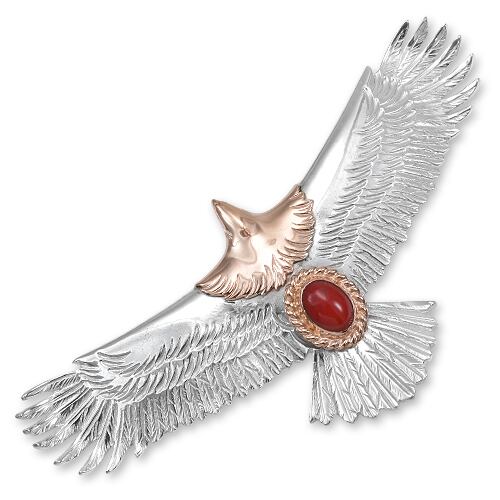 鷲見太郎　ピンクゴールドヘッド　大イーグル 鷲見太郎 Pendant ペンダント】イーグルペンダント/K18ピンクゴールド