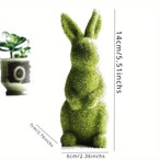 置物 ウサギ グリーン 人工植物 ホームデコレーション ーデンデコレーション かわいい ギフト