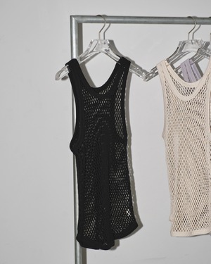 TODAYFUL　Mesh Tank Top メッシュタンクトップ Black