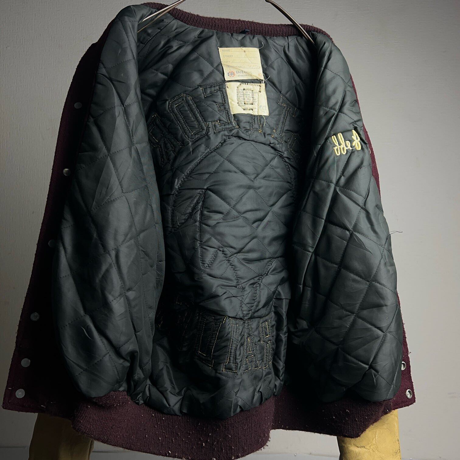 1980's EAST PEORIA RED RAIDERS AWARD JACKET 80年代 スタジャン