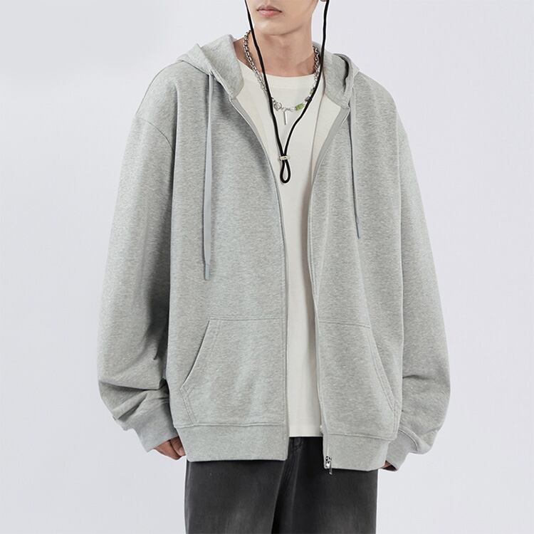 ★LOOSE SIMPLE HOODIE　　　A0565