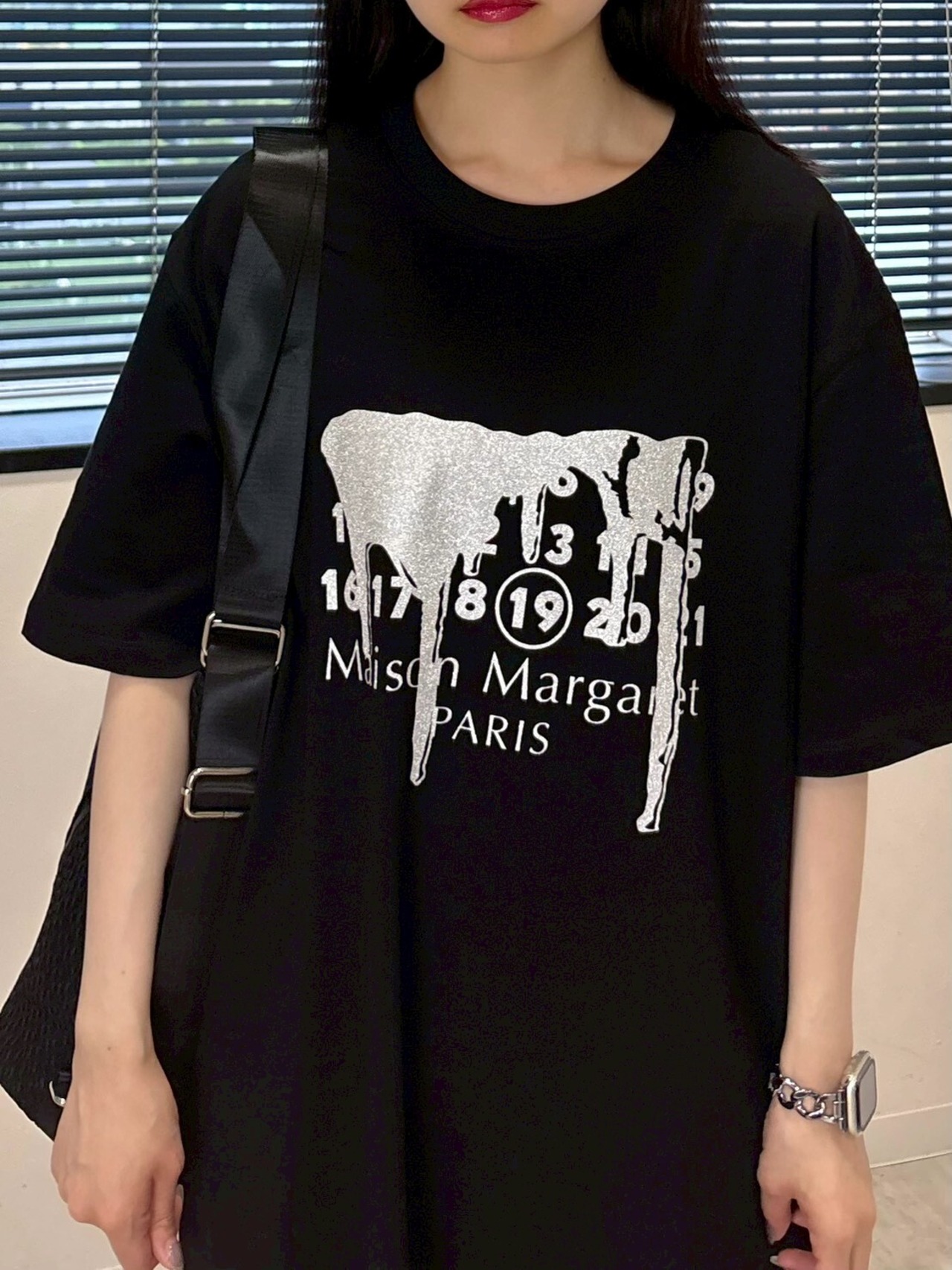 MAF114DEC マーガレットドロ Tシャツワンピース_22-4491D