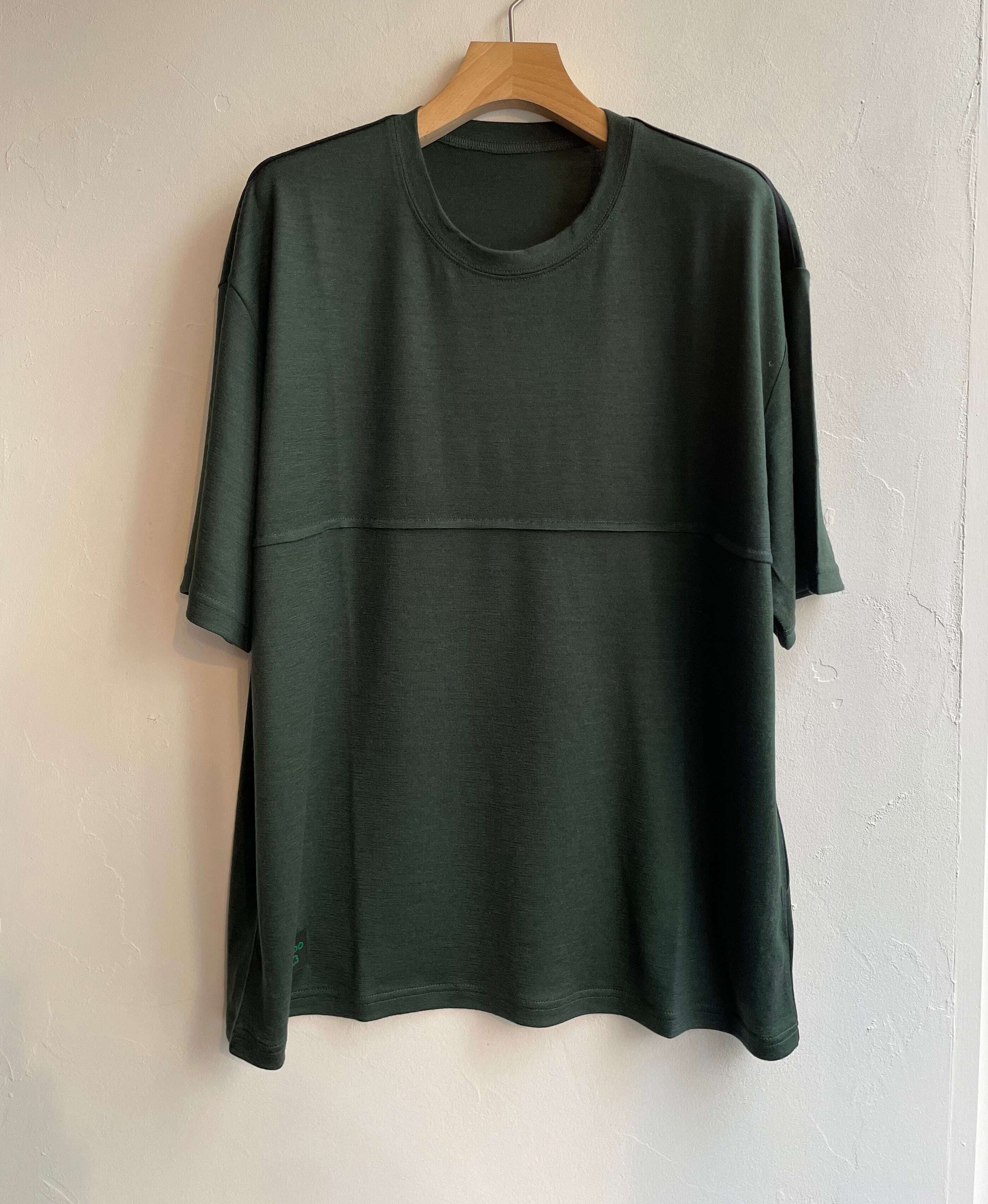 BUDO(ブドー) Merino Wool Short Sleeve virudian | play field mountain