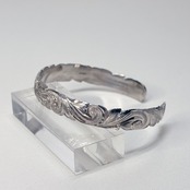 ハイビスカスハワイアンバングル(S/Silver)