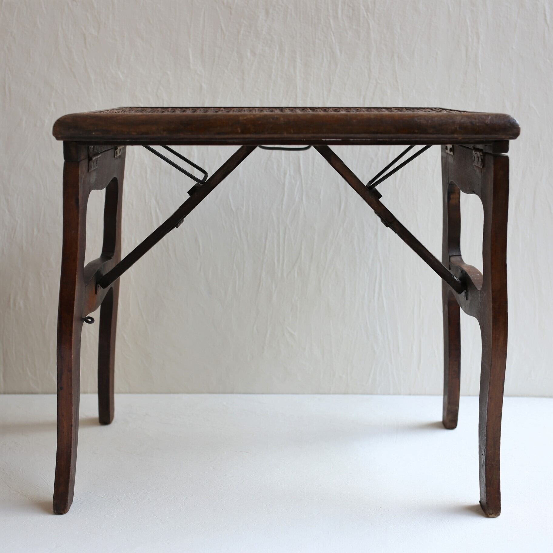 フランス アンティーク フォールディングスツール 折り畳み椅子 飾り台