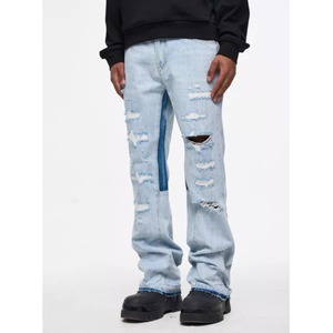 【DRIP4695】D/B Innerwear Fabric Switches Washed Denim