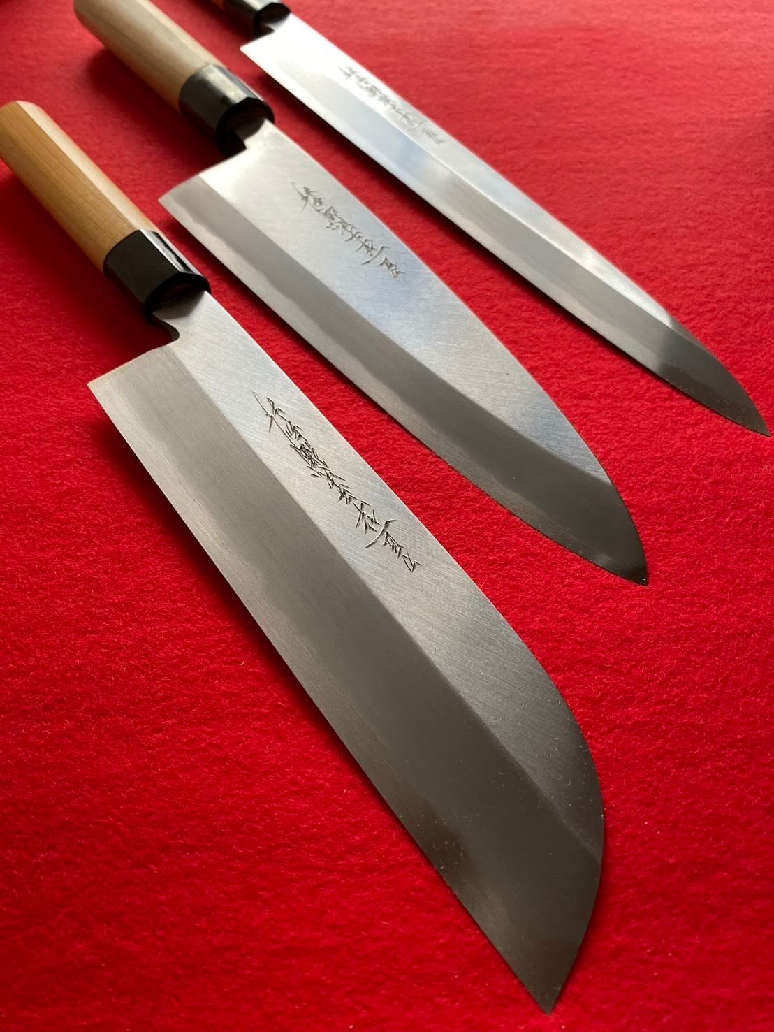 剥き物(一竿子忠綱）、小出刃(菊一文字）包丁セット 一竿子忠綱包丁セット 【公式通販】