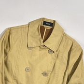 SHIPS シップス ダブルボタン Pコート風 ショート コート /イエローベージュ系 レディース