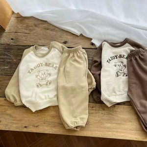 【BABY&KID】バイカラーベアセットアップ