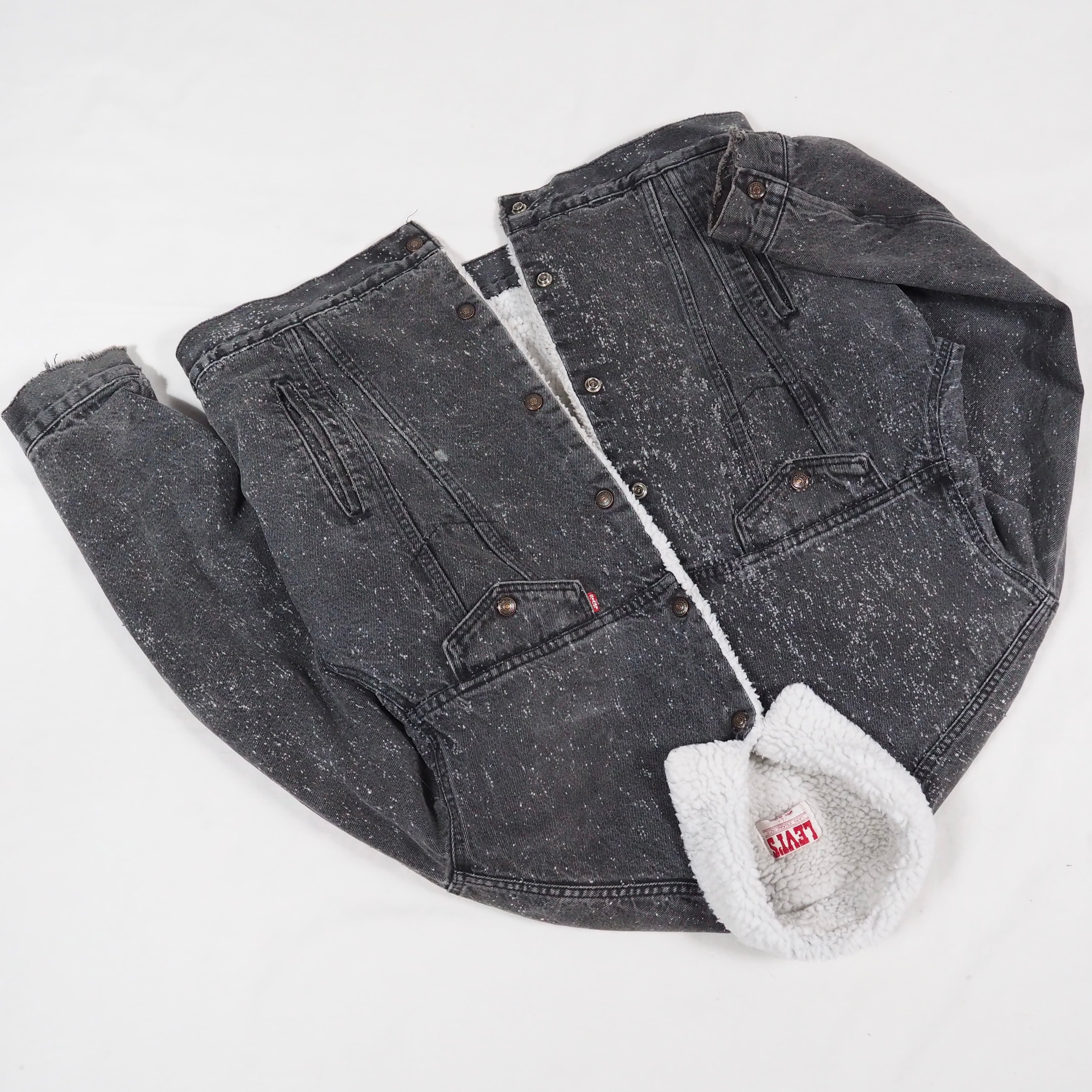 ギャラクティックウォッシュ リーバイスGジャン デニム ボア シェルパ