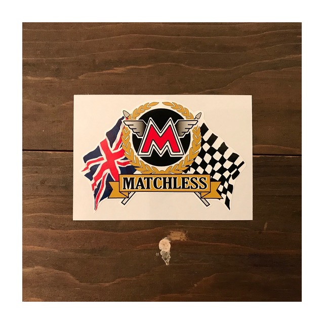Matchless / Matchless Flag & Scroll Sticker #46